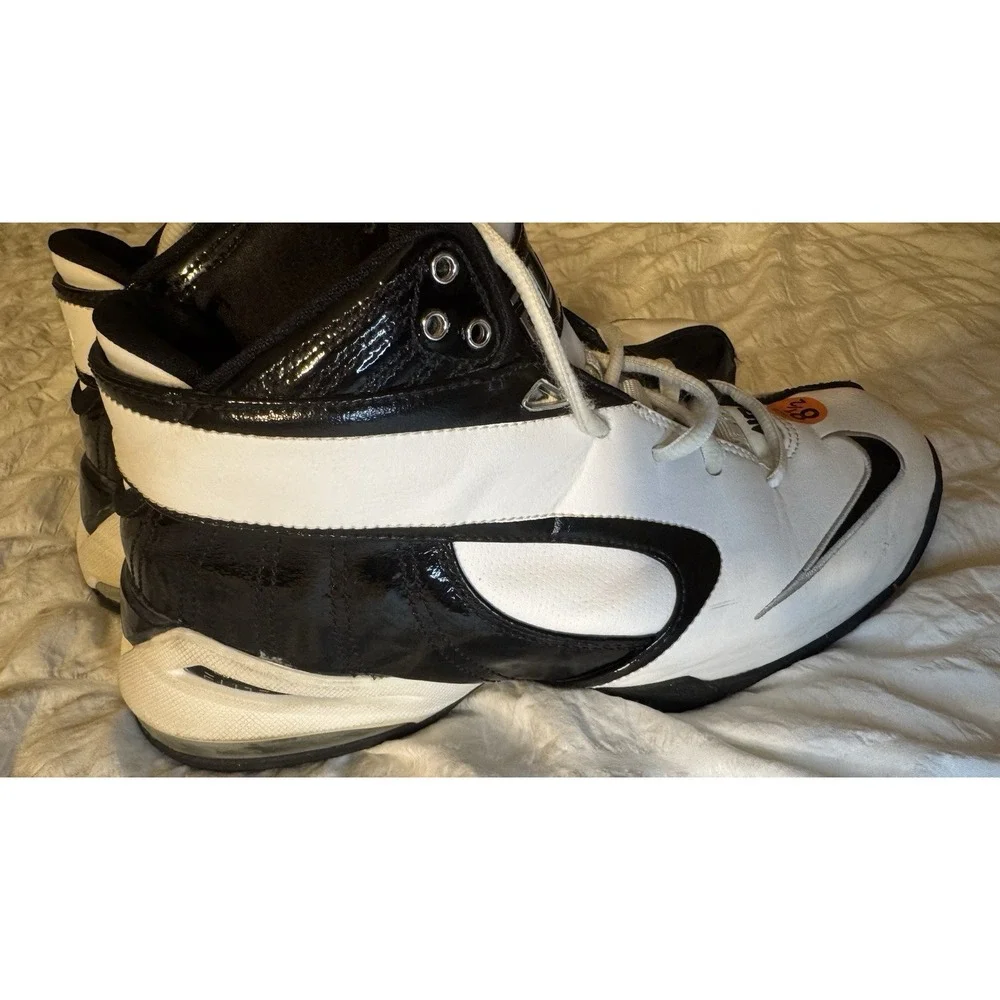 Nike Air Elite 2007 White Black Basketball Shoes Womens 8.5‎ Retro Y2K